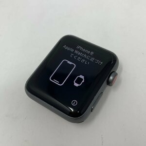 【ジャンク】Apple Watch Series 3 Cellular アルミニウム 42mm 3rd gen/16GB/スペースグレー/100％/3994