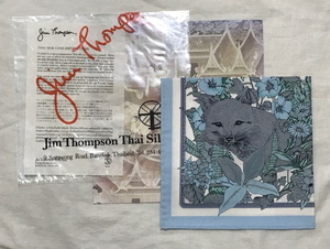 Jim Thompson Thai Silk　ジムトンプソン　タイシルク　ハンカチ　未使用