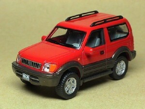 ホンウェル カララマ 1/72 トヨタ ランドクルーザー プラド ランクル 赤色 レッドカラー TOYOTA LAND CRUISER PRADO Toy Car ミニカー