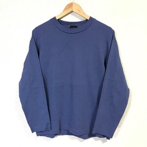 FA805dL ユナイテッドアローズ green label relaxing グリーンレーベルリラクシング サイズM 長袖Tシャツ ロンT ブルー メンズ 綿100%