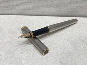 M6201【綺麗品】PARKER パーカー 万年筆 ペン先 K14 585 14金 筆記未確認 シルバーカラー フランス 筆記用具 ステーショナリー