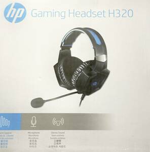 新品☆HP H320大口径50mmドライバー搭載 有線ゲーミングヘッドセットGaming Headset静電気防止マイク搭載★即決