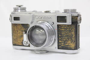 【訳あり品】 コンタックス Contax Carl Zeiss Jena Sonnar 5cm F2 レンジファインダー カメラ v7919