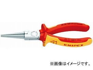 クニペックス/KNIPEX 絶縁ロングノーズプライヤー 品番：3036-160 JAN：4003773002123