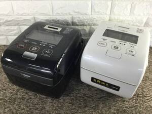 【14】ZOJIRUSHI 象印 NW-LB10 2022年製中古品 NW-KB10 2018年製ジャンク品 2台セット