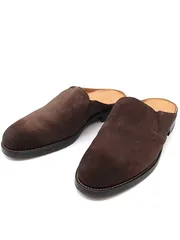 OLD JOE オールドジョー The Loafer スウェードレザーミュールサンダル ブラウン 7 1/2