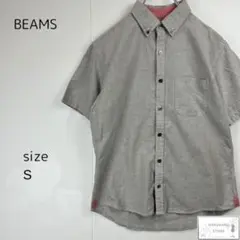 BEAMS ビームス シャツ トップス 半袖 涼しげ 綿100% シンプル ラフ