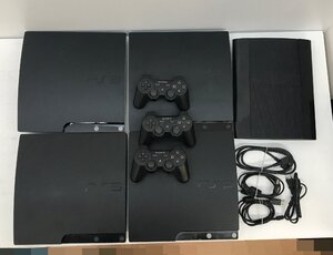 【ジャンク品・初期化済】　PS3　（CECH-2100A、2500A、3000A、3000B、4000B）　本体5台セット　★未検品【ゲーム33】