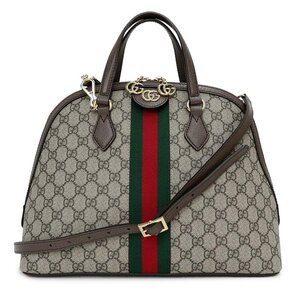 （新品・未使用品）グッチ GUCCI オフィディア 2way ショルダー ハンドバッグ 斜め掛け GGスプリームキャンバス ベージュ ブラウン 524533