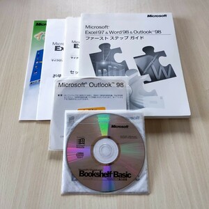 Microsoft Outlook 98　Bookshelf Basic　CD-ROM　Excel97 Word98 Outlook98 ファーストステップガイド　マイクロソフト