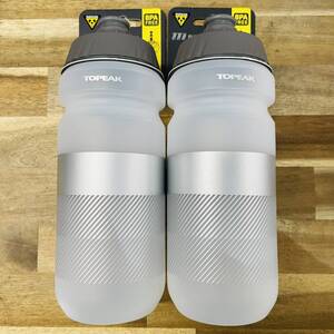 【新品】　TOPEAK　トピーク　ウォーターボトル　650ml ホワイト　2本セット