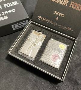 未使用☆[90s ZIPPO] 1997年 DINOSAUR FOSSIL 恐竜化石 限定品 No.0438 刻印XIII ダイナソー ライター ジッポー