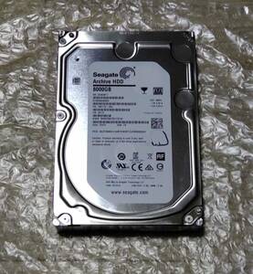 【動作品】Seagate 3.5インチ HDD 8TB( 8000GB ) ハードディスクドライブ 1円スタート