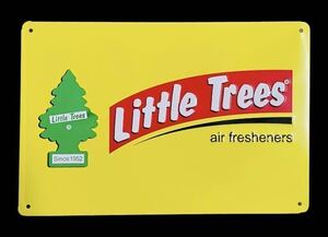 Little Trees リトルツリー メタル 看板 USDM ローライダー 北米 US 高速有鉛 トラッキン ムーンアイズ ハイエース アメリカン雑貨 ハワイ