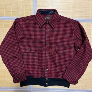 TENDERLOIN T-LUMBER JACKET 千鳥柄　WOOL ジャケット　M テンダーロイン　赤　RED BS ボルネオスカル　40 