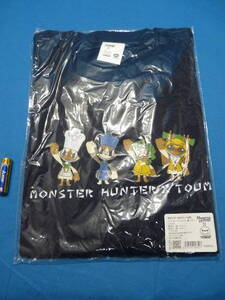 MONSTERHUNTER × TOUMA アイルー Tシャツ 紺 XLサイズ モンスターハンター カプコン コスパ