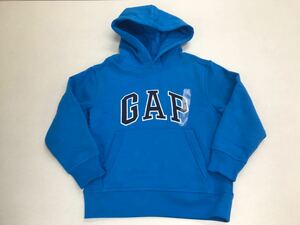 ■ＧＡＰ■新品■130■ギャップ■ブルー■ロゴ■パーカー■人気のGAPロゴ・デザイン■青■1-1