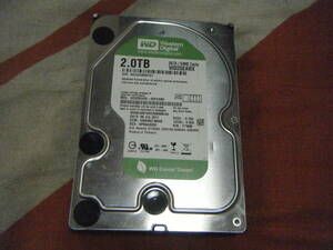 ●Western Digital Green 2TB WDC WD20EARX 3.5インチ SATA　ジャンク●