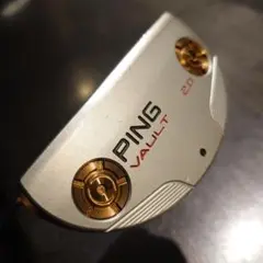 レフティ　PING VAULT2.0 パター シルバー　34インチ