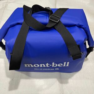 モンベル　mont-bell ロールアップ　クーラー　バック　25L ROLL-UP COOLER BAG 25L 廃盤　未使用品　ソフトクーラー　防水バック