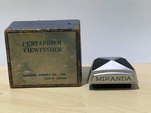 2785】MIRANDA ミランダ ファインダー PENTAPRISM VIEWFINDER プリズムファインダー アイレベル☆動作未確認 ジャンク レトロ ヴィンテージ