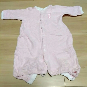 familiar ファミリア　ベビーグロー　Babygro 50-65 3-7kg　ロンパース　カバーオール　ベビーピンク