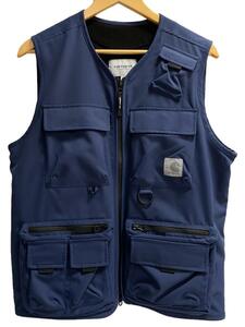 Carhartt◆ELMWOOD VEST/S/ポリエステル/ネイビー/I026023