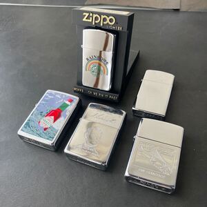 ZIPPO ジッポ　TACASCO SAN FRANCISCOなど　5点まとめて　未使用品あり　ケース付きあり★11