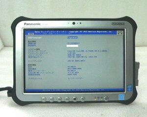 Panasonic TOUGHPAD FZ-G1 (FZ-G1FABZZCJ) Core i5-4310U 2.0GHz メモリ 4GB 128GB(SSD) ACアダプタ付属なし