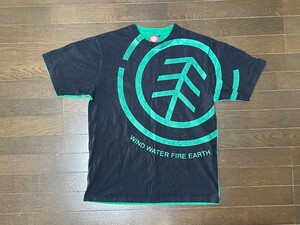 ★ ELEMENT 半袖 Tシャツ L サイズ 緑/黒 バイカラー ★エレメント グリーン/ブラック