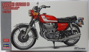 ハセガワ 限定品 バイク・1/12 スズキ GT380 B ‘RED COLOR’　(1972)　新品