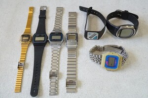 F940 CASIO/カシオ デジタル メンズ レディース 腕時計 7点セット アクセサリー 大量 まとめて おまとめ まとめ売り 不動品