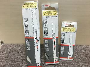 送料無料！！[税込・中古]　ボッシュ・ セーバーソーブレード・ 金工、木工用・S3456XF・S711DF・S511DF・１3本・未使用品