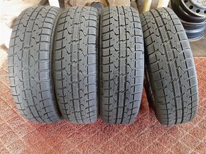 パF4534■165/65R14 79Q　4本価格　TOYO OBSERVE GARIT GIZ　送料無料 冬 8分山 ハスラー タンク ウェイク ルーミー トール ソリオ パッソ