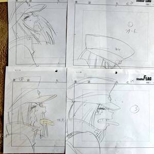 ギャラクシーエンジェル オープニング 直筆 原画 12枚セット ／セル画 Cel Genga ／アニメ Anime 原動画