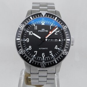 中古フォルティス【FORTIS】 647.10.11M B-42 コスモノート デイデイト ブラック