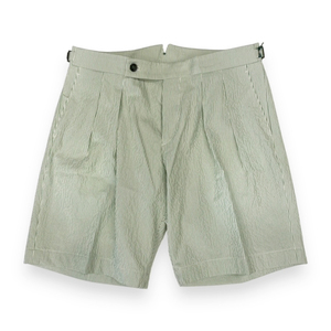 ■新品未使用/BERWICH/ベルウィッチ/Scotch Short/2インタックシアサッカーショーツ/48■（検crucianibarbastrasburgoincotex）