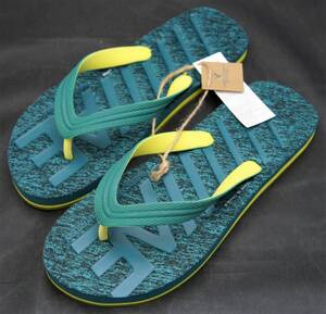 最終特価【新品】 サイズ: US9 27cm アメリカンイーグル アウトフィッターズ Graphic Flip Flop ビーチサンダル ティールローン グリーン 