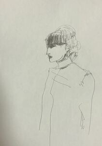 絵描きhiro C「横顔」