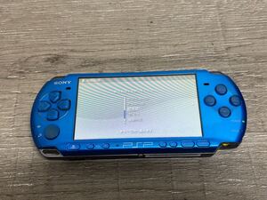 ☆ PSP ☆ プレイステーションポータブル PSP-3000 バイブラントブルー 動作品 本体 のみ Playstation Portable バッテリー欠品 SONY 2120