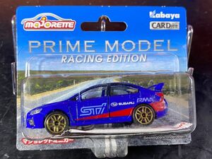 MAJORETTE マジョレット SUBARU WRX STI スバル 青 PRIME MODEL RACING EDITION