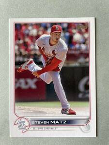 Topps MLB 2022 UPDATE SERIES #US209 STEVEN MATZ スティーブン・マッツ