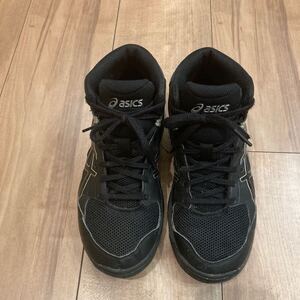 アシックス asics DUNKSHOT ダンクショット TBF139 23.5cm バスケットボールシューズ バスケットシューズ バッシュ ブラック