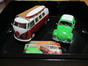 scalextric　VW Beetle & VW Camper Van ”Sand & Surf” Limited Edition 　 限定ボックス2台セット　新品未使用