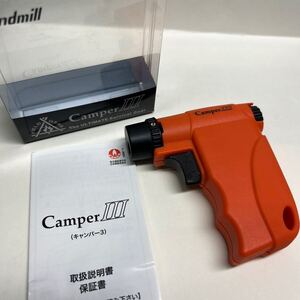 キャンパーⅢ w14-1002ウィンドミルターボライター新品！CAMPERⅢ オレンジ　494850115990 送料180円　税込！