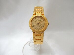 [fns] 1円～ ジャンク Hari Corinne ハリーコリンヌ クォーツ レディース 腕時計 FINE GOLD DIAL 999.9 金 ダイヤル