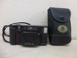 10941●MINOLTA ミノルタ MAC-TELE60 QUARTZ DATE ジャンク品●