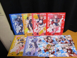 学園アイドルマスター　オリジナルA4クリアファイル　全6種セット！＆おまけ4点合計10点セット！セブンイレブン限定！S５１