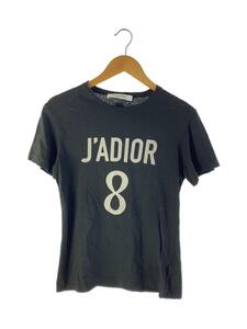 Christian Dior◆襟汚れ・使用感有/JADIOR 8/Tシャツ/XS/コットン/BLK