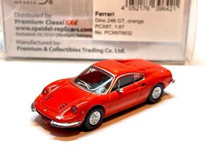 PCX87 1/87 Ferrari Dino 246GT レッド フェラーリ ディーノ